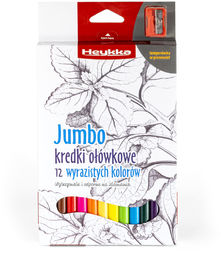 Kredki ołówkowe JUMBO 12 sztuk