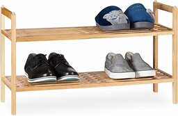 Relaxdays Regał na buty można układać w stos,