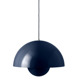 Lampa Wisząca &Tradition, Flowerpot VP2, ściemnialny, niebieski, salon,