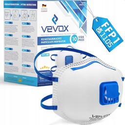 Maska antysmogowa Vevox r. uniwersalny jednokrotnego użytku
