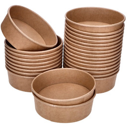 Miska papierowa 500ml kraft śr.150 Guillin POTCART500C 50szt