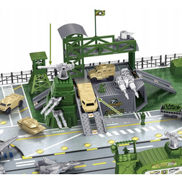 Baza Wojskowa Dla Dzieci Żołnierzyki Zestaw Czołgi Zabawka