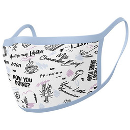 Maseczka ochronna 2 sztuki, 3 warstwy filtrujące Friends