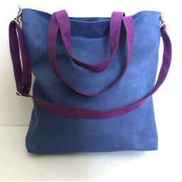 Pakamera Torba hobo XXL - kobalt, fiolet