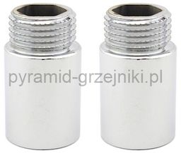 Przedłużka dł. 30 mm GZ 1/2 x GW1/2