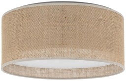 Okrągły plafon jutowy klosz Juta 5798 TK Lighting