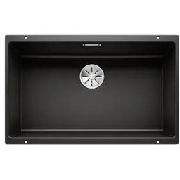 Blanco SUBLINE 700-U 526001 Granitowy Czarny Zlewozmywak prostokątny