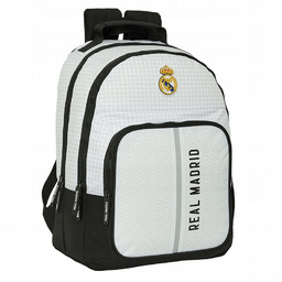 Plecak Szkolny Real Madrid C.f. 24/25 Biały Szary