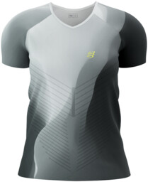 COMPRESSPORT Koszulka biegowa damska PERFORMANCE SS T-SHIRT black/white