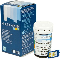 BSI MULTICAREIN GLUKOZA Paski do pomiaru glukozy we