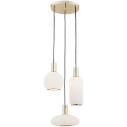 Lampa nad stół stylowa wisząca SAGUNTO 1489 potrójna
