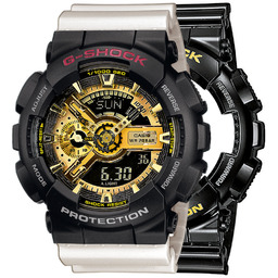 G-SHOCK SET GA-110GB-1AER + BEZEL 10378531 + PASEK