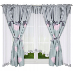 Zestaw firan Islandia 400x160 Firana+ Zasłony