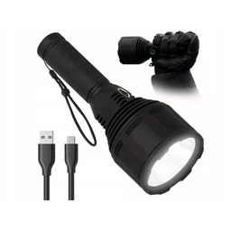 Latarka Led Taktyczna Akumulatorowa Wodoodporna Usb-c Mocna 3000LM