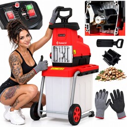 Rozdrabniacz Elektryczny Do Gałęzi Frezowy Rębak 3800W 44mm