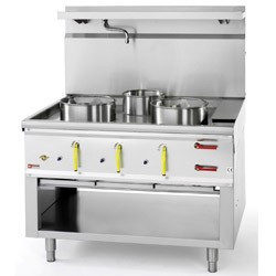 Diamond Kuchnia Wok gazowa z 3 palnikami