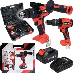 Yato Wkrętarka Akumulatporowa Udarowa 18V Zestaw 3Ah Bezszczotkowa