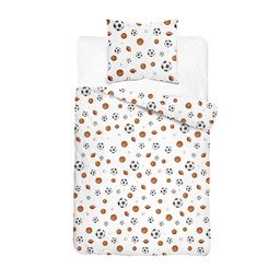 Detexpol Pościel bawełniana dziecięca 160x200 5726A biała