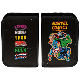 Piórnik rozkładany dla chłopca Paso Avengers czarny