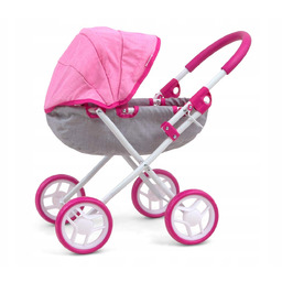 Wózek dla lalek Dori Prestige Pink