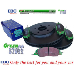 Przednie klocki GreenStuff + tarcze hamulcowe 316mm EBC