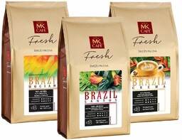 ZESTAW - MK Cafe Fresh Brazil Santos 1kg