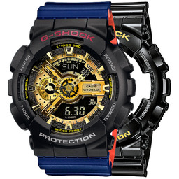 G-SHOCK SET GA-110GB-1AER + BEZEL 10378531 + PASEK