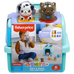 Fisher-Price Pets, Sorter Transporter, Klocki dla niemowląt 6m+