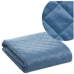 Narzuta 70 x 160 Pikowana Velvet Luiz5 Niebieski