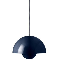 Lampa Wisząca &Tradition, Flowerpot VP7, ściemnialny, niebieski, salon,