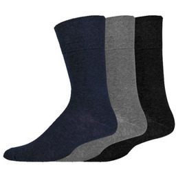 Gentle Grip 3PACK Skarpety męskie, bezuciskowe, dla diabetyków,