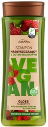 JOANNA_Vegan Gloss Shampoo szampon nabłyszczający z octem malinowym