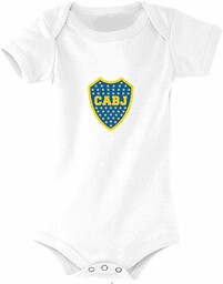 Boca Juniors Kinder Body Blanc T-Shirt, biały, FR