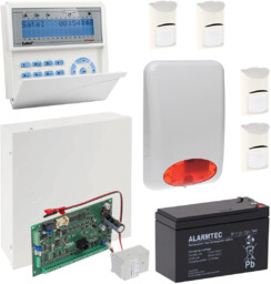 Alarm domowy przewodowy SATEL INTEGRA 32 na 4