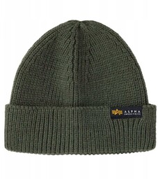 Alpha Industries czapka zimowa beanie zielony rozmiar uniwersalny
