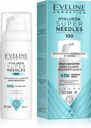 EVELINE Hyaluron Super Needles 100 Mezo-booster nawilżająco rozświetlający