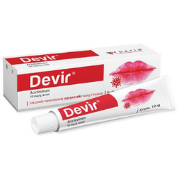 Devir 50 mg/g Krem, 10 g - leczenie