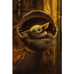 PUZZLE Yoda Star Wars Baby Yoda + IMIĘ