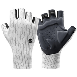 Rękawiczki kolarskie Rockbros szosowe rozmiar: L - biało-czarne