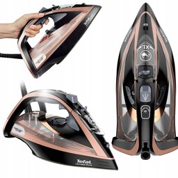 Mocne Żelazko Parowe Ceramiczne Parownica Tefal Automatyczne Wyłączanie