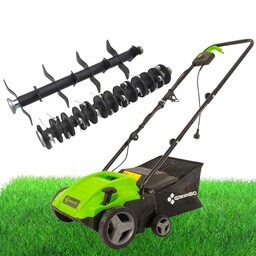 Wertykulator elektryczny 2w1 moc 1500 W szerokość 32