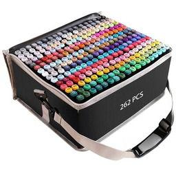 EXTRALINK Zestaw markerów alkoholowych dwustronnych (262 sztuk) Zyskaj