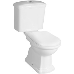 RETRO kompakt WC, odpływ pionowy, biały-chrom WCSET01-RETRO-SO ZIMOWA