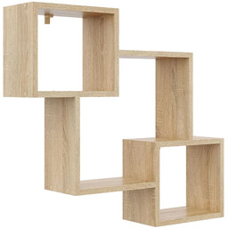 Edinos Wisząca Szafka Na Książki W Kolorze Dąb