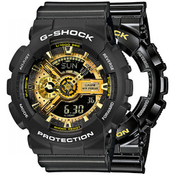G-SHOCK SET GA-110GB-1AER + BEZEL 10508136 + PASEK