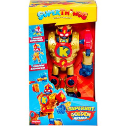 SUPERTHINGS Zestaw figurek Kazoom Power Superbot Golden Armor