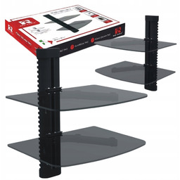 Półka pod telewizor szklana Red Eagle Two 360x250