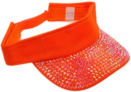 Daszek przeciwsłoneczny na głowę czapka z kamykami