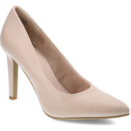 Różowe Czółenka Marco Tozzi Eleganckie Buty Na Obcasie