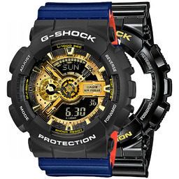 G-SHOCK SET GA-110GB-1AER + BEZEL 10508136 + PASEK